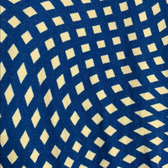 LuLaRoe leggings blue and light blue pattern - Picture 2 of 4